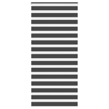 vidaXL zebrafüggönnyel fekete szövetszélesség 110,9 cm poliészter lakástextília