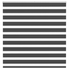 vidaXL zebrafüggönnyel fekete szövetszélesség 140,9 cm poliészter lakástextília