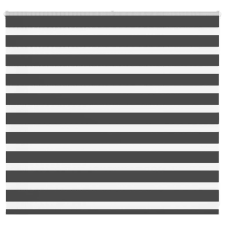 vidaXL zebrafüggönnyel fekete szövetszélesség 155,9 cm poliészter lakástextília