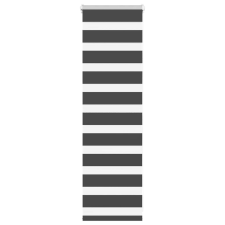 vidaXL zebrafüggönnyel fekete szövetszélesség 45,9 cm poliészter lakástextília