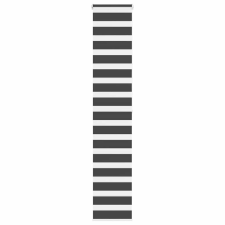 vidaXL zebrafüggönnyel fekete szövetszélesség 45,9 cm poliészter lakástextília