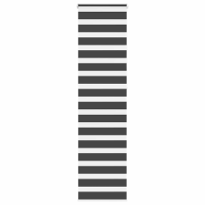 vidaXL zebrafüggönnyel fekete szövetszélesség 50,9 cm poliészter lakástextília