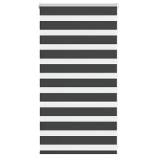 vidaXL zebrafüggönnyel fekete szövetszélesség 65,9 cm poliészter lakástextília