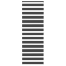 vidaXL zebrafüggönnyel fekete szövetszélesség 70,9 cm poliészter lakástextília