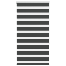 vidaXL zebrafüggönnyel fekete szövetszélesség 75,9 cm poliészter lakástextília