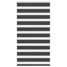 vidaXL zebrafüggönnyel fekete szövetszélesség 80,9 cm poliészter lakástextília