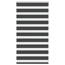 vidaXL zebrafüggönnyel fekete szövetszélesség 85,9 cm poliészter lakástextília