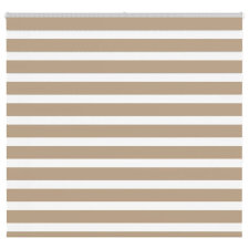 vidaXL zebrafüggönnyel homokbarna szövetszélesség 155,9 cm poliészter lakástextília