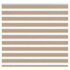 vidaXL zebrafüggönnyel homokbarna szövetszélesség 160,9 cm poliészter lakástextília