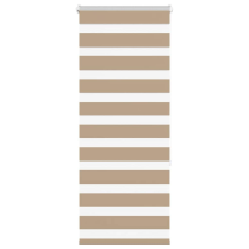 vidaXL zebrafüggönnyel homokbarna szövetszélesség 60,9 cm poliészter lakástextília