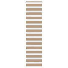 vidaXL zebrafüggönnyel homokbarna szövetszélesség 60,9 cm poliészter lakástextília