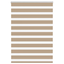 vidaXL zebrafüggönnyel homokbarna szövetszélesség 95,9 cm poliészter lakástextília