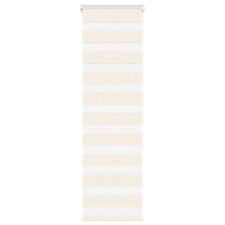 vidaXL zebrafüggönnyel márványbézs szövetszélesség 35,9 cm poliészter lakástextília