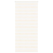 vidaXL zebrafüggönnyel márványbézs szövetszélesség 95,9 cm poliészter lakástextília