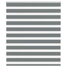 vidaXL zebrafüggönnyel sötét szürke szövetszélesség 115,9cm poliészter lakástextília
