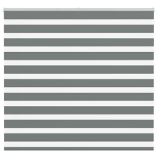 vidaXL zebrafüggönnyel sötét szürke szövetszélesség 150,9cm poliészter lakástextília