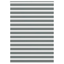 vidaXL zebrafüggönnyel sötét szürke szövetszélesség 150,9cm poliészter lakástextília