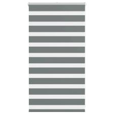 vidaXL zebrafüggönnyel sötét szürke szövetszélesség 65,9 cm poliészter lakástextília