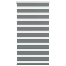 vidaXL zebrafüggönnyel sötét szürke szövetszélesség 65,9 cm poliészter lakástextília