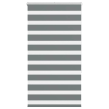 vidaXL zebrafüggönnyel sötét szürke szövetszélesség 70,9 cm poliészter lakástextília