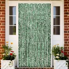 vidaXL zöld és fehér zsenília rovarfüggöny 100 x 220 cm szúnyogháló