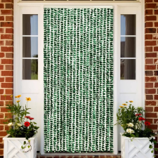 vidaXL Zöld és fehér zsenília rovarfüggöny 100 x 230 cm szúnyogháló