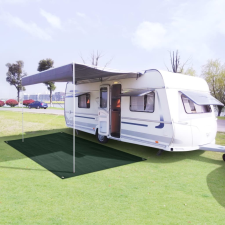 vidaXL zöld HDPE sátorszőnyeg 250 x 300 cm kemping felszerelés