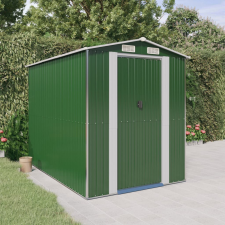 vidaXL zöld horganyzott acél kerti fészer 192x274x223 cm kerti tárolás