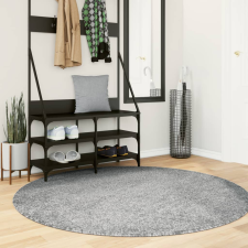vidaXL zöld hosszú szálú bozontos modern szőnyeg Ø 160 cm lakástextília