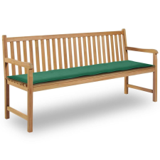vidaXL zöld kerti pad párna 180 x 50 3 cm lakástextília