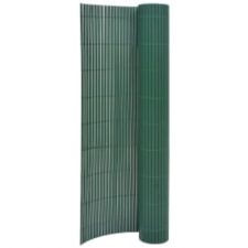 vidaXL zöld kétoldalas kerti kerítés 90 x 400 cm építőanyag