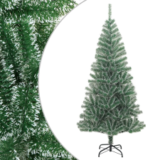 vidaXL zöld műkarácsonyfa hóval 210 cm műfenyő
