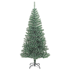 vidaXL zöld műkarácsonyfa hóval 210 cm (357775) műfenyő