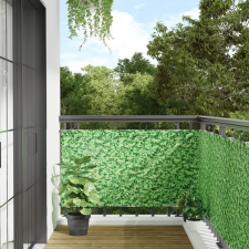 vidaXL zöld növénymintás PVC kerti belátás elleni paraván 400x75 cm kerti bútor