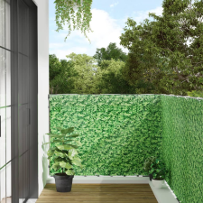 vidaXL zöld növénymintás PVC kerti belátás elleni paraván 600x120 cm kerti bútor