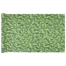 vidaXL zöld növénymintás PVC kerti belátás elleni paraván 600x90 cm kerti bútor