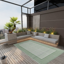 vidaXL zöld PP kültéri szőnyeg 120 x 180 cm lakástextília