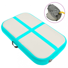 vidaXL zöld PVC felfújható tornamatrac pumpával 60 x 100 x 15 cm tornaszőnyeg