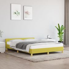 vidaXL zöld szövet ágykeret fejtámlával 140 x 190 cm ágy és ágykellék