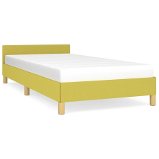 vidaXL zöld szövet ágykeret matrac nélkül 100x200 cm (347398) ágy és ágykellék