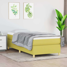 vidaXL zöld szövet rugós ágykeret 90 x 200 cm ágy és ágykellék