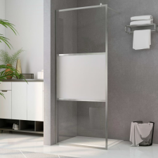 vidaXL zuhanyfal selyemmatt ESG üveggel 90 x 195 cm kád, zuhanykabin