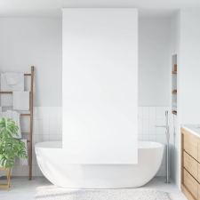vidaXL zuhanyzó redőny 130x240 cm szövet szélessége 126 cm lakástextília