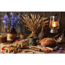  Vidéki élet tapéta, 300 x 250 cm tapéta, díszléc és más dekoráció