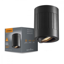 Videx Felületre szerelhető mennyezeti lámpa LED cső GU10 fekete VIDEX világítás