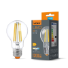 Videx LED izzó E27 A60 10W = 82W 1200lm 4000K Semleges 360° FILAMENT Videx