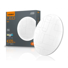 Videx LED lámpatest , 48W , kerek , természetes fehér, mintázott , IP44 , VIDEX , Mila világítás