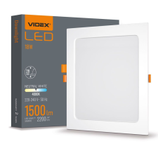 Videx LED panel süllyesztett lámpatest 18W 2200lm 4000K semleges fehér Videx világítás