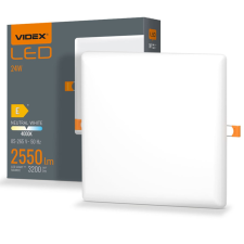 Videx Süllyesztett lámpatest LED Panel 24W 2550lm 4000K Semleges DLFS VIDEX világítás