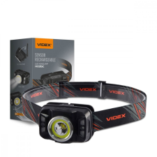 Videx Újratölthető LED fejlámpa érintésérzékelő 5W + COB 410lm 5000K H035C VIDEX fejlámpa